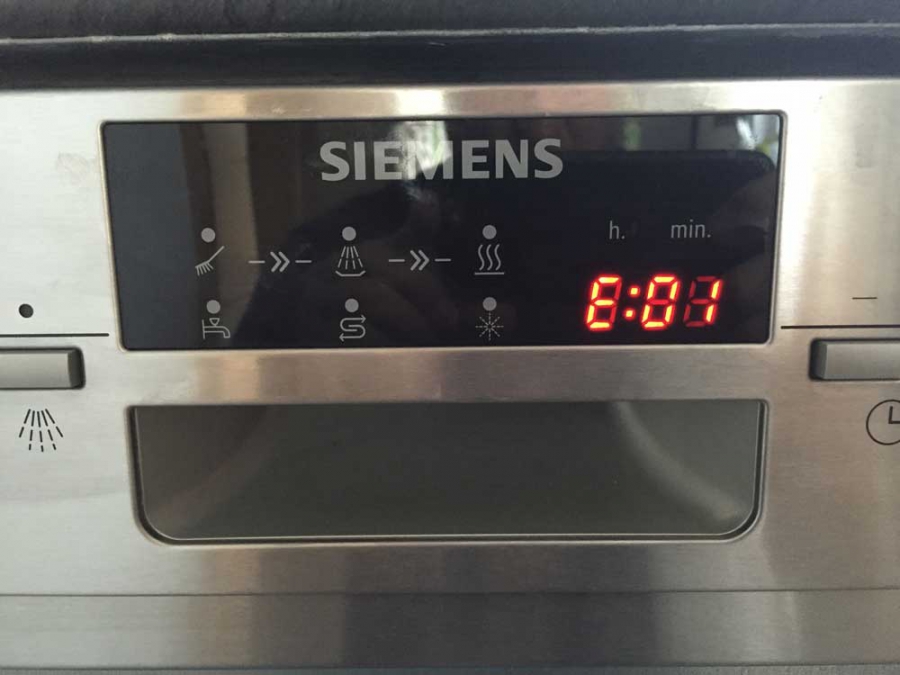 siemens dishwasher e01